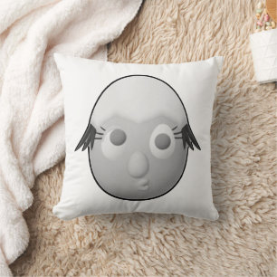 RG RA Egg Art Throw Pillow
