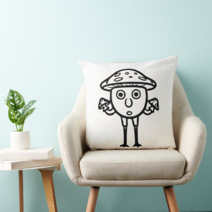 RG RA Egg Art Throw Pillow
