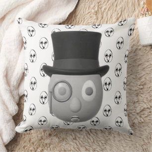 RG RA Egg Art Throw Pillow