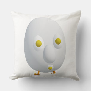 RG RA Egg Art Throw Pillow