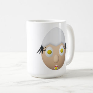 RG & RA Quirky Egg Character Cute Design Coffee Mug