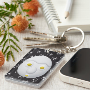 RG & RA Quirky Egg Character Cute Design Keychain