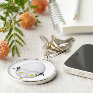 RG & RA Quirky Egg Character Cute Design Keychain