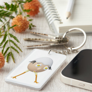 RG & RA Quirky Egg Character Cute Design Keychain