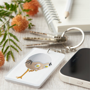 RG & RA Quirky Egg Character Cute Design Keychain