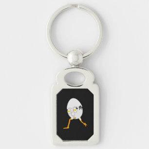 RG & RA Quirky Egg Character Cute Design Keychain