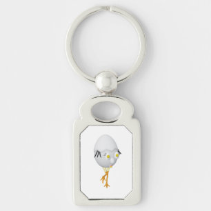 RG & RA Quirky Egg Character Cute Design Keychain