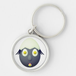 RG & RA Quirky Egg Character Cute Design Keychain