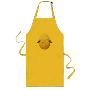 RG & RA Quirky Egg Character Cute Design Long Apron