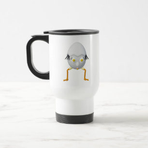 RG & RA Quirky Egg Character Cute Design Travel Mug