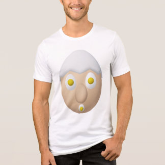 RG & RA Quirky Egg Character Cute Design Tri-Blend Shirt