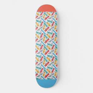 RGB Doodle Skateboard