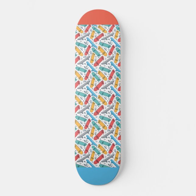 RGB Doodle Skateboard (Front)
