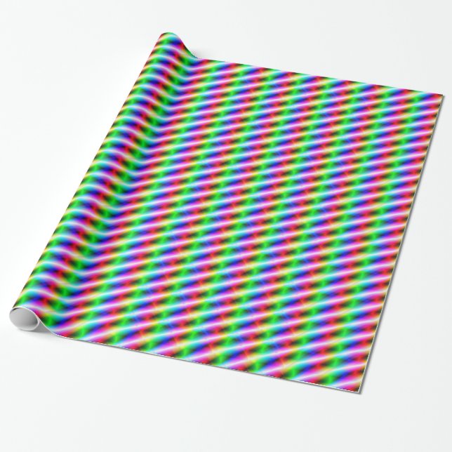 RGB Neon Wrapping Paper (Unrolled)