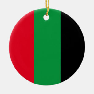 RGB Pan African Ceramic Ornament