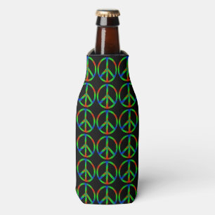 RGB Peace Sign Bottle Cooler