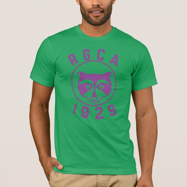 RGCA Men's Basic T-shirt Purple Logo (Front)