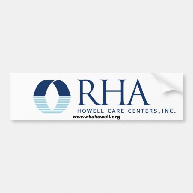 RHA Howell Care Centres Bumper Sticker (Front)