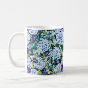 Rhapsody - Hydrangea et Poppy Floral Mug