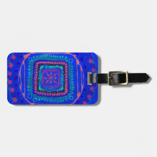 Rhapsody in Blue luggage tag