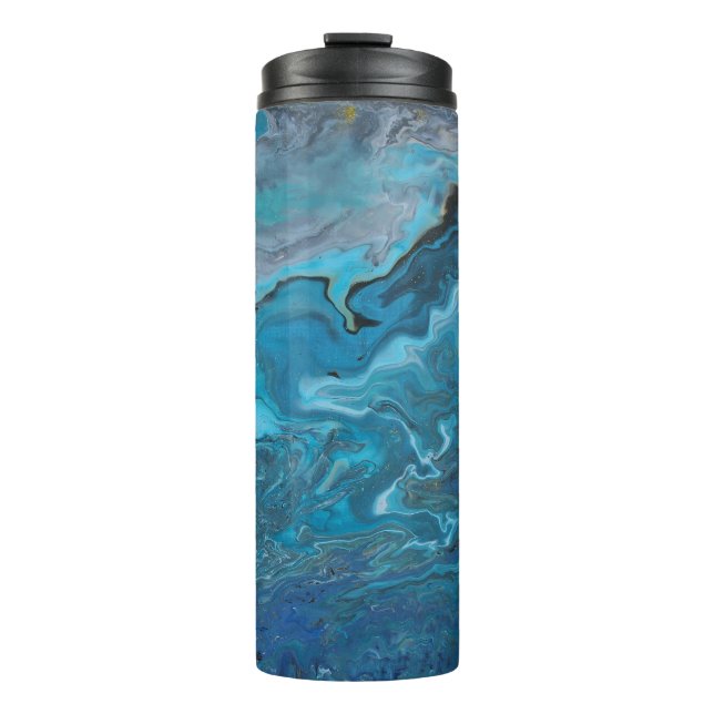 Rhapsody in Turquoise Thermal Tumbler (Front)