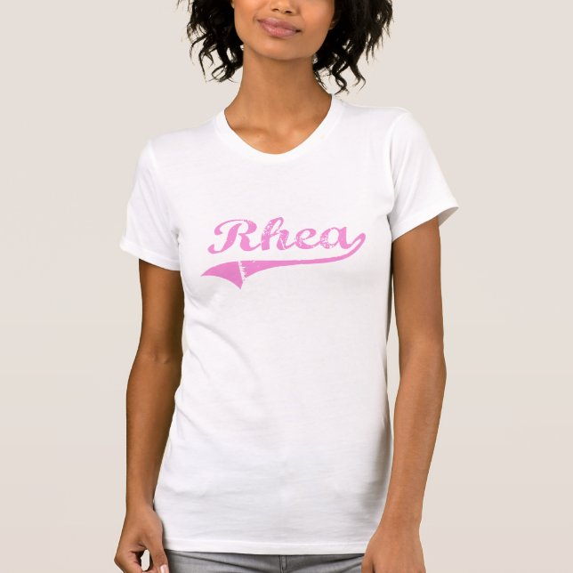 Rhea Classic Style Name T-Shirt (Front)