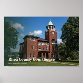 Rhea County Courthouse Dayton — AI Art Poster