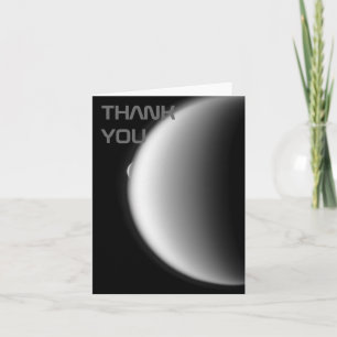 Rhea Emerges from Titan Thank You Note Card