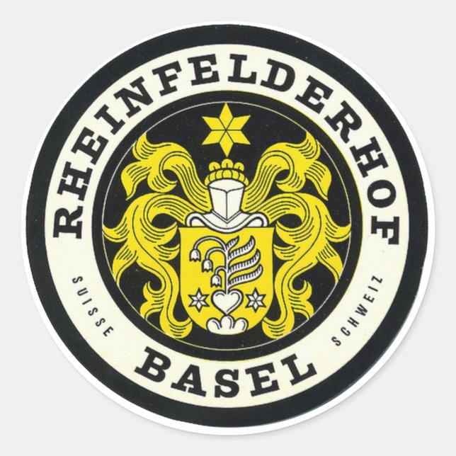 Rheinfelderhof Basel Switzerland Travel Sticker (Front)