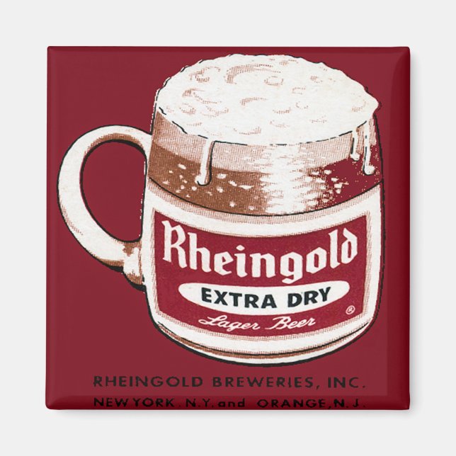 Rheingold Aimant de réfrigérateur de bière à lager (Devant)