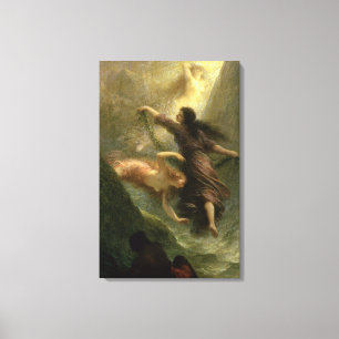 Rheingold, first scene, 1888 canvas print