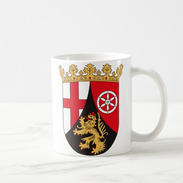 Rheinland Pfalz Coat of Arms Mug (Right)