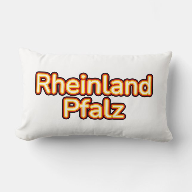 Rheinland Pfalz Deutschland Germany Lumbar Pillow (Front)