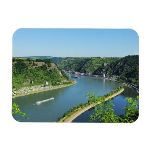 Rheintal an der Loreley Magnet