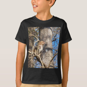 rhesus macaque monkey looking up T-Shirt