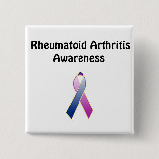 Rheumatoid Arthritis Awareness 2 Inch Square Button