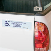 Rheumatoid Arthritis Awareness - Disability Bumper Sticker (On Truck)