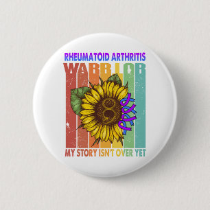 Rheumatoid Arthritis Awareness Month Ribbon Gifts 2 Inch Round Button
