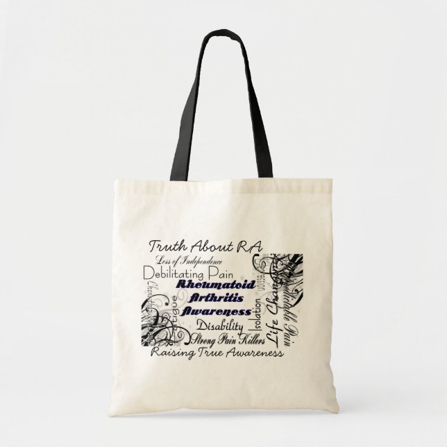 Rheumatoid Arthritis Awareness Truth Tote Bag (Front)