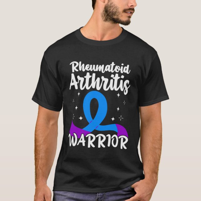 Rheumatoid Arthritis Warrior Joint Pain Disease  1 T-Shirt (Front)