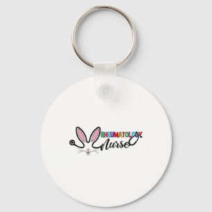 Rheumatology Nurse Bunny Easter Stethoscope Nursin Keychain