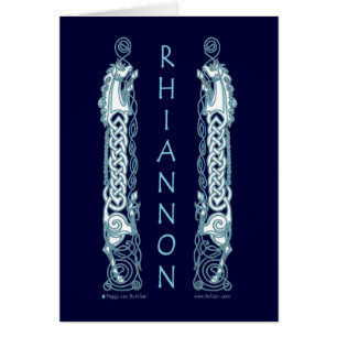 Rhiannon Celtic Horse Card