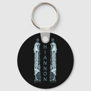 Rhiannon Celtic Horse Keychain, Black Keychain
