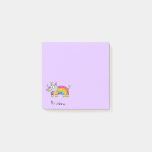 Rhinbow Rhino Rainbow Notes Purple