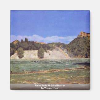 Rhine Falls At Schaffhausen By Thoma Hans Magnet