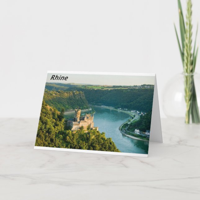 Rhine Germany  Angie. Holiday Card (Front)