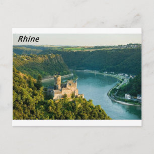 Rhine Germany Angie. Postcard