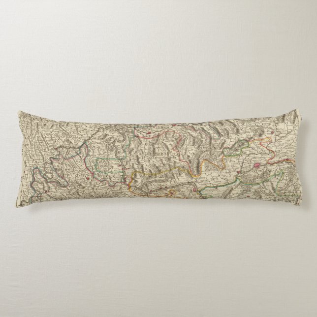 Rhine River Valley Body Pillow (Front)