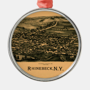 Rhinebeck 1890 metal ornament