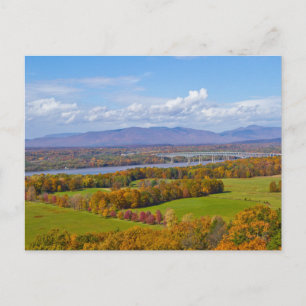 Rhinecliff Bridge in the fall Postcard